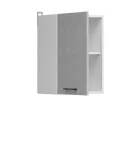 Wall cabinet JUNONA LINE G1D/40/57LP BRW light gray gloss order